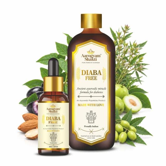Vedobi Diaba Free Herbal External Use Liquid (110ml + 30ml)