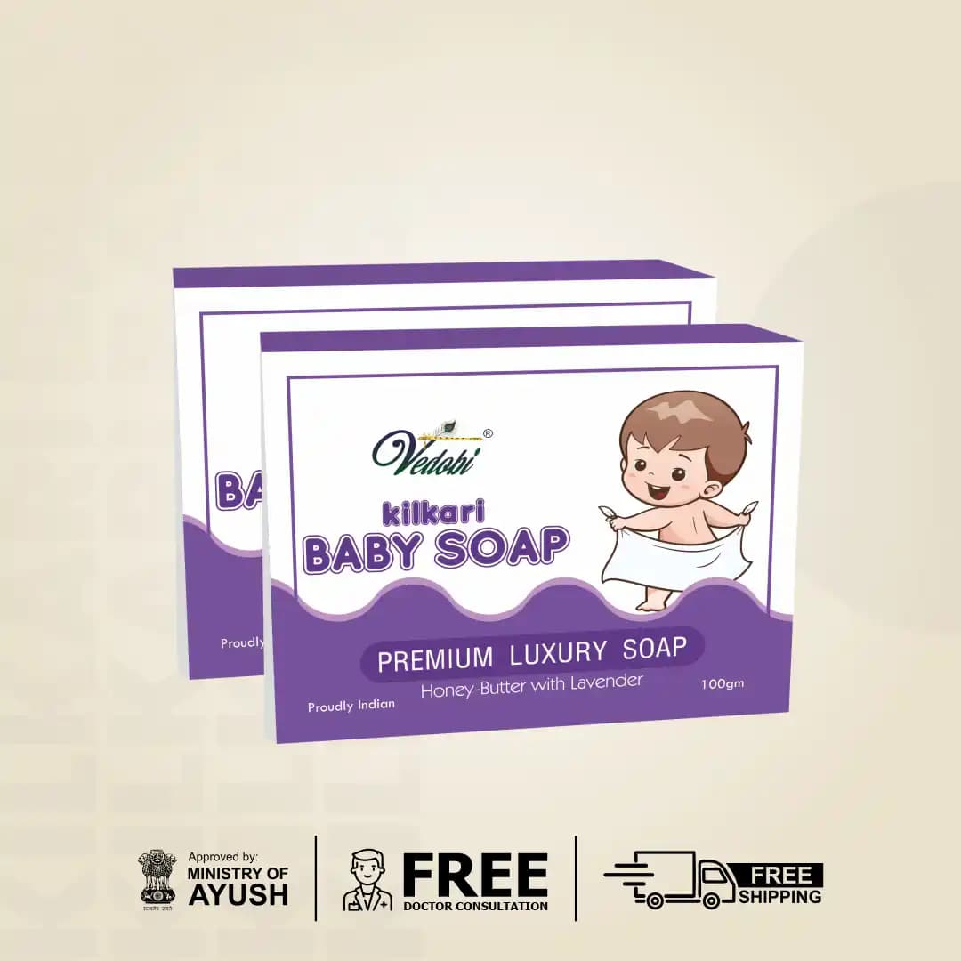 Kilkari Baby Soap Honey Butter With Lavender (Pack of 2)
