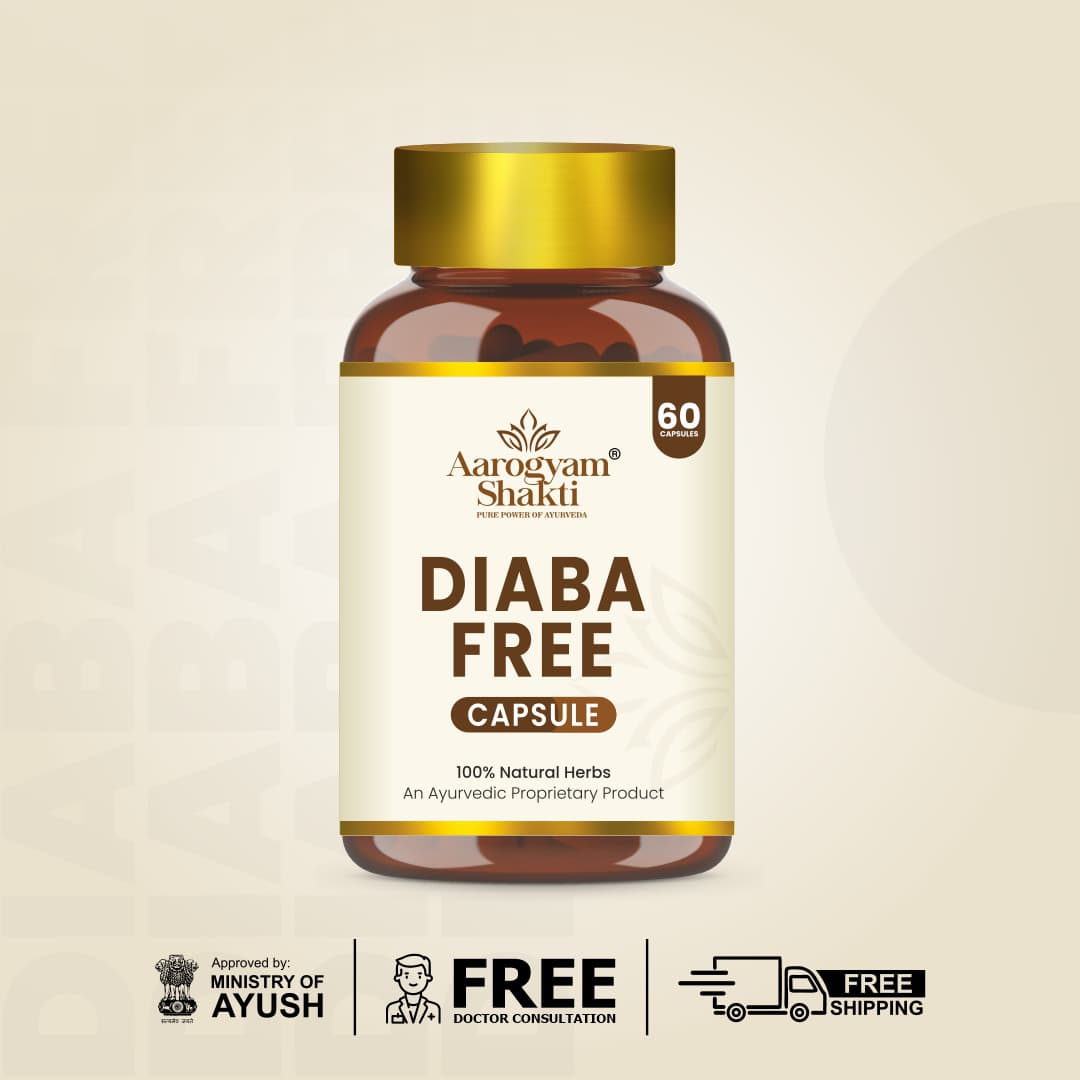 Vedobi Diaba Free Capsule (Ayurvedic Herbal Supplement for Daily Wellness)