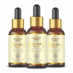 Vedobi Diaba Free Herbal External Use Liquid for Wellness Support (30ml) Pack of 3
